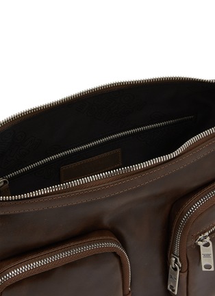 Detail View - Click To Enlarge - MARGESHERWOOD - Outpocket Leather Hobo Bag