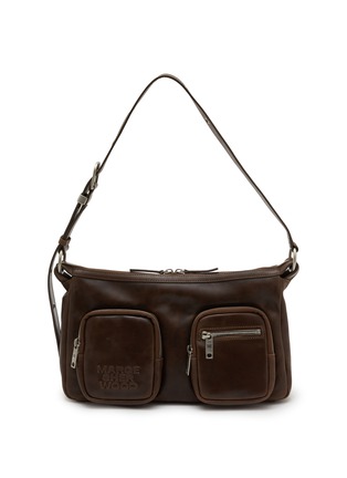 Main View - Click To Enlarge - MARGESHERWOOD - Outpocket Leather Hobo Bag