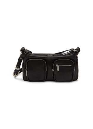Main View - Click To Enlarge - MARGESHERWOOD - Outpocket Washed Leather Hobo Bag