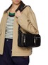 Figure View - Click To Enlarge - MARGESHERWOOD - Outpocket Washed Leather Hobo Bag