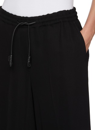  - LOEWE - Drawstring Cropped Silk Trousers