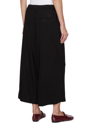 Back View - Click To Enlarge - LOEWE - Drawstring Cropped Silk Trousers