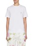 Main View - Click To Enlarge - LOEWE - Anagram Floral Embroidered Cotton T-shirt