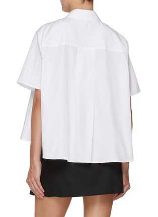 Back View - Click To Enlarge - LOEWE - Trapeze Cotton Shirt
