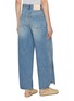 Back View - Click To Enlarge - LOEWE - Wide Leg Medium Wash Jeans