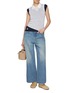 Figure View - Click To Enlarge - LOEWE - Wide Leg Medium Wash Jeans