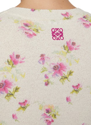  - LOEWE - Floral Short Sleeve Sweater