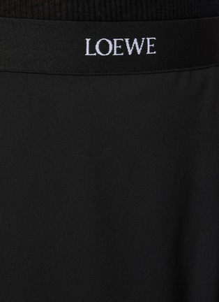  - LOEWE - Asymmetric Wrap Wool Skirt