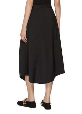 Back View - Click To Enlarge - LOEWE - Asymmetric Wrap Wool Skirt