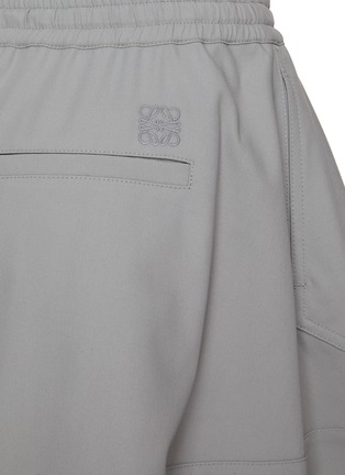 - LOEWE - Flared Drawstring Cotton Skirt