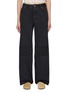 Main View - Click To Enlarge - LOEWE - Anagram Embroidered Dark Wash Jeans