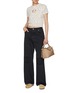 Figure View - Click To Enlarge - LOEWE - Anagram Embroidered Dark Wash Jeans