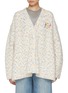 Main View - Click To Enlarge - LOEWE - Speckled Trapeze Cardigan