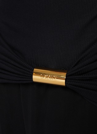  - LOEWE - Asymmetric Ribbed Cotton Tank Top