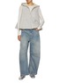 Figure View - Click To Enlarge - LOEWE - Hooded Zip Up Shearling Vest