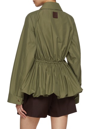 Back View - Click To Enlarge - LOEWE - Drawstring Waist Puffed Hem Jacket