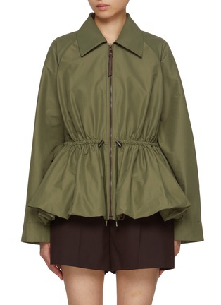 Main View - Click To Enlarge - LOEWE - Drawstring Waist Puffed Hem Jacket