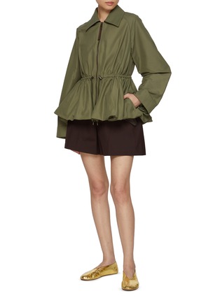 Figure View - Click To Enlarge - LOEWE - Drawstring Waist Puffed Hem Jacket
