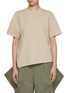 Main View - Click To Enlarge - LOEWE - Asymmetrical Embroidered T-shirt