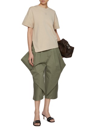 Figure View - Click To Enlarge - LOEWE - Asymmetrical Embroidered T-shirt