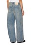 Back View - Click To Enlarge - LOEWE - Faded Anagram Light Wash Barrel Jeans