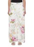 Main View - Click To Enlarge - LOEWE - Floral Light Wash Jeans