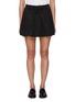 Main View - Click To Enlarge - LOEWE - Gathered Wrap Side Cotton Silk Mini Skirt