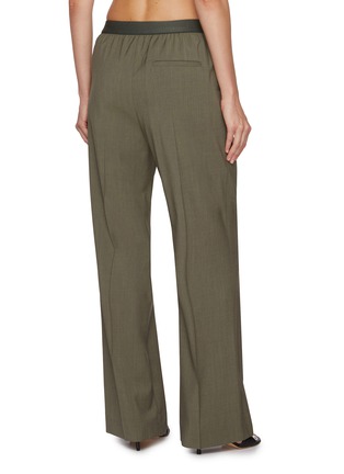 Back View - Click To Enlarge - LOEWE - Elasticated Waist Pleated Front Wool Pants