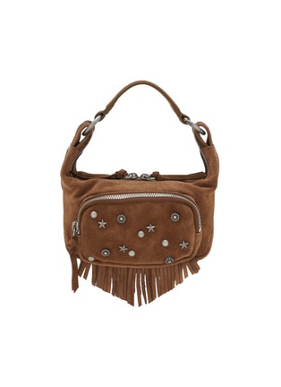 Main View - Click To Enlarge - MARGESHERWOOD - Micro City Suede Hobo Bag