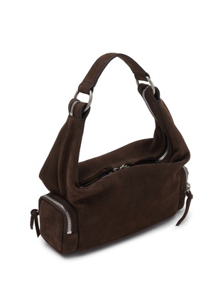 Detail View - Click To Enlarge - MARGESHERWOOD - Mini City Suede Hobo bag