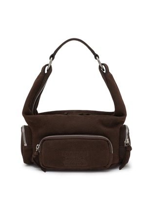 Main View - Click To Enlarge - MARGESHERWOOD - Mini City Suede Hobo bag