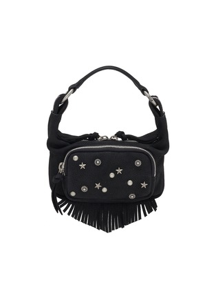 Main View - Click To Enlarge - MARGESHERWOOD - Micro City Suede Hobo bag