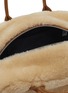Detail View - Click To Enlarge - MARGESHERWOOD - Soft Bowling Shearling Bag
