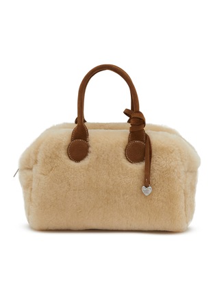 Main View - Click To Enlarge - MARGESHERWOOD - Soft Bowling Shearling Bag