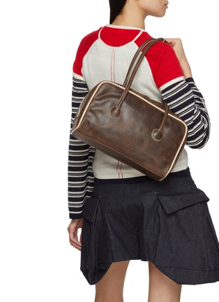 Figure View - Click To Enlarge - MARGESHERWOOD - Soft Boston Leather Top Handle Bag