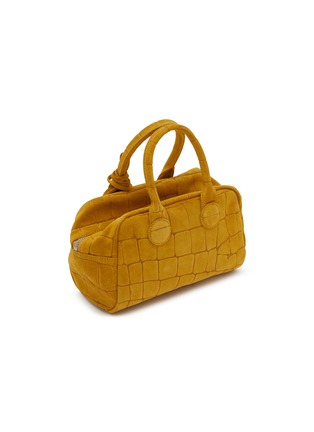 Detail View - Click To Enlarge - MARGESHERWOOD - Soft Bowling Suede Bag
