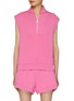 Main View - Click To Enlarge - VARLEY - Loretta Sleeveless Half Zip Sweatshirt