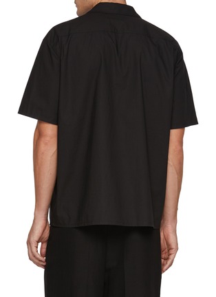 Back View - Click To Enlarge - THE ROW - Jiro Striped Cotton Shirt