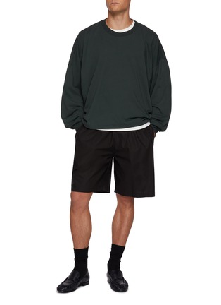 Figure View - Click To Enlarge - THE ROW - Haru Boxy Long Sleeve Cotton T-Shirt