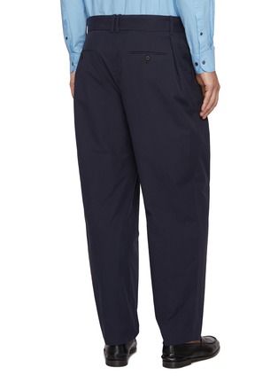 Back View - Click To Enlarge - THE ROW - Dyon Pleated Cotton Pants