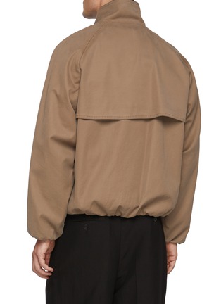 Back View - Click To Enlarge - THE ROW - Oyu Funnel Neck Cotton Cashmere Jacket