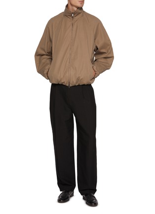 Figure View - Click To Enlarge - THE ROW - Oyu Funnel Neck Cotton Cashmere Jacket