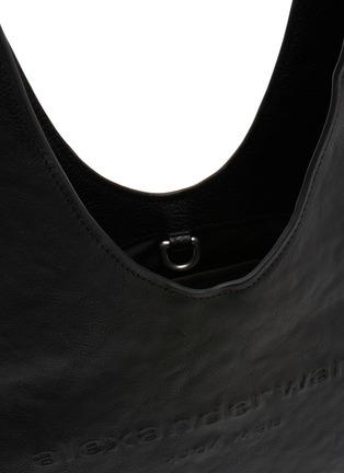 Detail View - Click To Enlarge - ALEXANDERWANG - Small Pike Crinkle Leather Hobo Bag