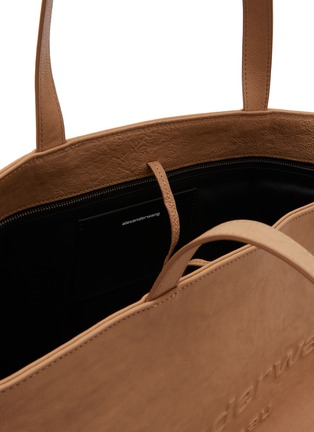 Detail View - Click To Enlarge - ALEXANDERWANG - Punch Crackle Leather Tote Bag