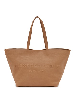 Main View - Click To Enlarge - ALEXANDERWANG - Punch Crackle Leather Tote Bag