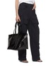 Figure View - Click To Enlarge - ALEXANDERWANG - Punch Crackle Patent Leather Tote Bag