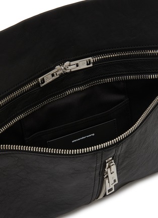 Detail View - Click To Enlarge - ALEXANDERWANG - Medium Geo Crinkle Leather Bag