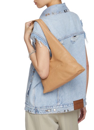 Figure View - Click To Enlarge - ALEXANDERWANG - Small Pike Crinkle Leather Hobo Bag