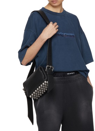 Front View - Click To Enlarge - ALEXANDERWANG - Small Ricco Pebbled Leather Bag
