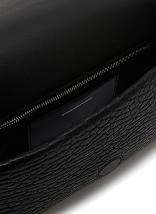 Detail View - Click To Enlarge - ALEXANDERWANG - Small Ricco Pebbled Leather Flap Bag